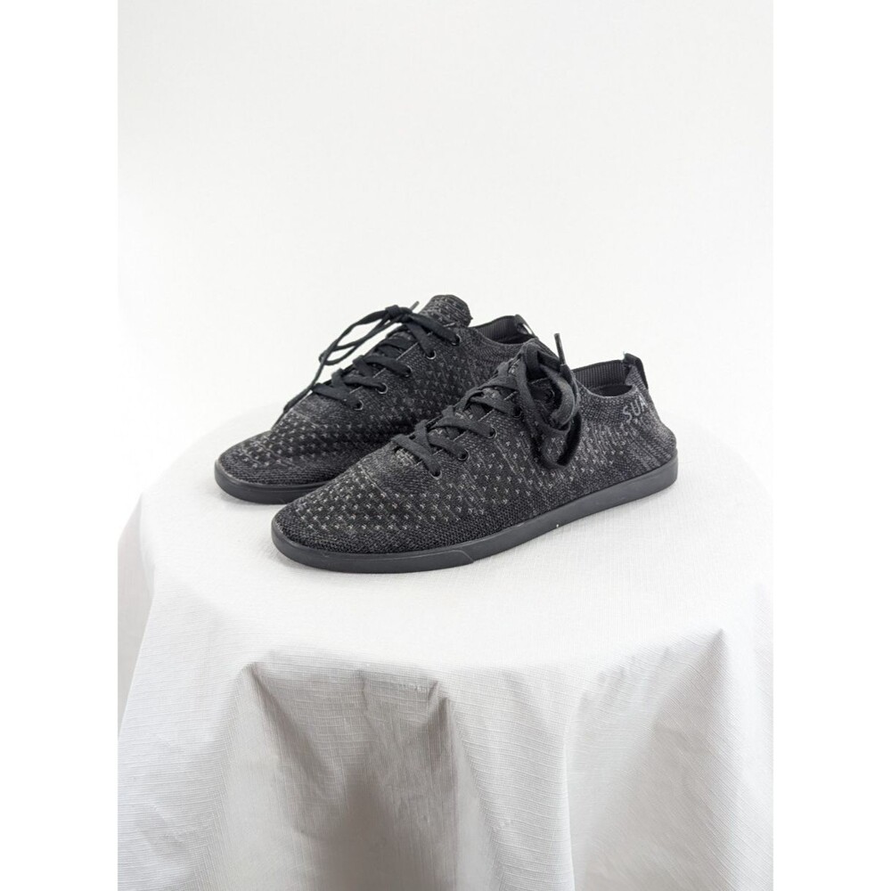 SUAVS The Zilker Shoes Mens 12 Black Lightweight Casual Comfort Travel Sneakers